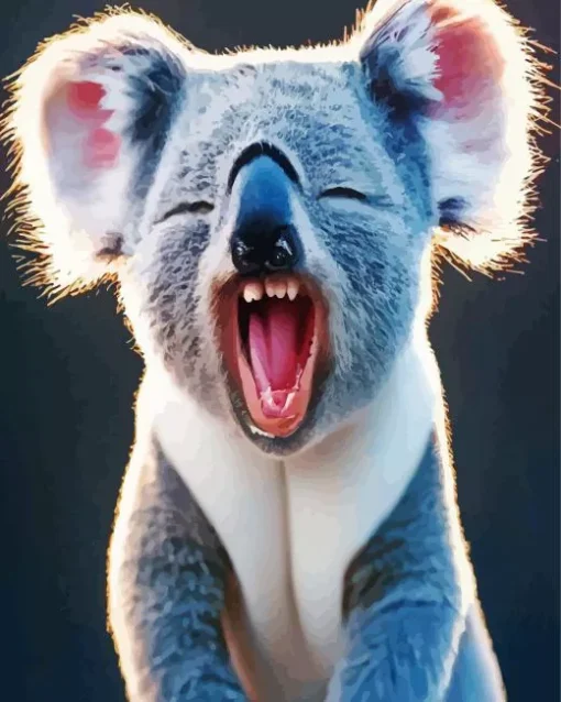 Koala Fangs Diamond Painting