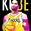 Kobe Jersey Pop Art Diamond Painting