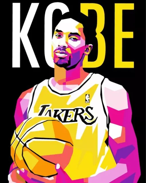 Kobe Jersey Pop Art Diamond Painting
