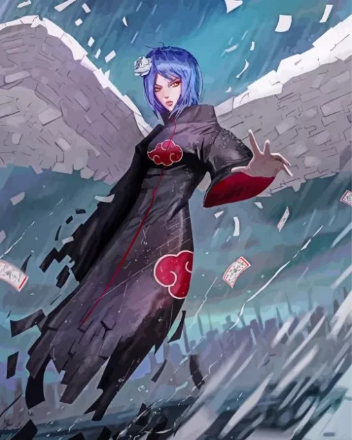 Konan Akatsuki Diamond Painting