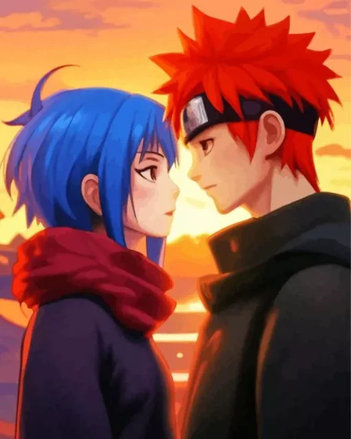 Konan And Yahiko Diamond Painting