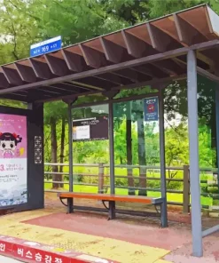 Korean Bus Stop Diamond Painting