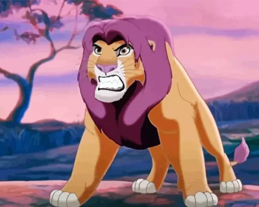 Kovu The Lion King Diamond Painting
