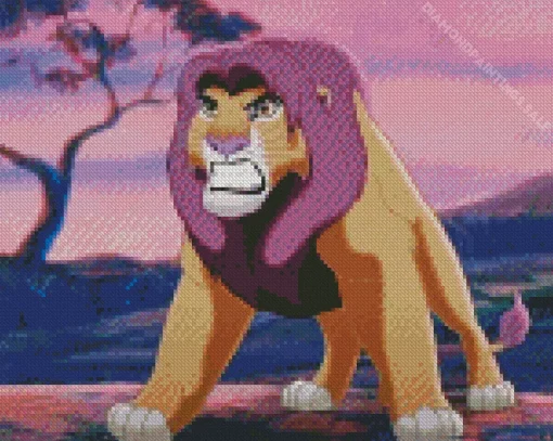 Kovu The Lion King Diamond Painting