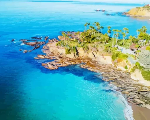 Laguna Beach California Diamond Painting