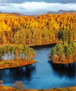 Lake District In The Autumn Diamond Painting