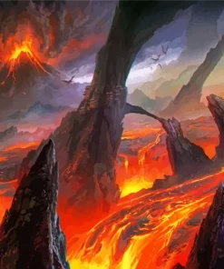 Lava Art Diamond Painting