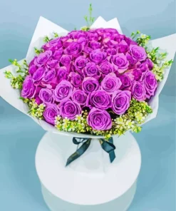 Lavender Roses Diamond Painting