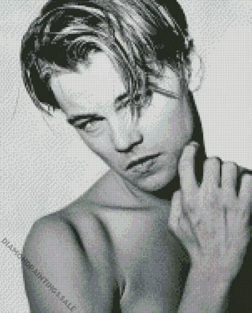 Leo Dicaprio Black And White Diamond Painting