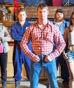 Letterkenny Sitcom Characters Diamond Painting