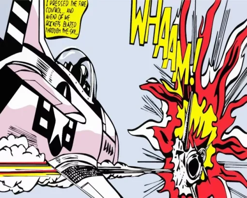Lichtenstein Whaam Diamond Painting