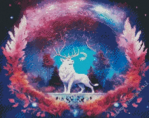 Magical Guardian Deer Diamond Painting