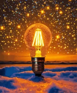 Magical Light Bulb Diamond Painting