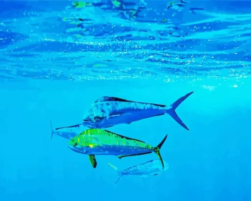 Mahi Mahi Fishes Diamond Painting