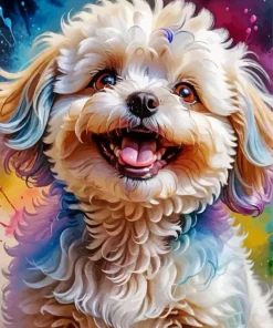 Maltipoo Art Diamond Painting