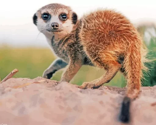 Meerkat Animal Diamond Painting