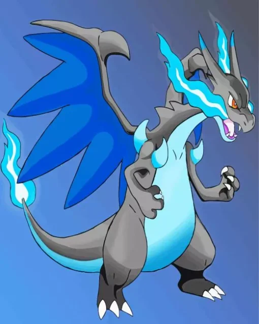 Mega Charizard X Diamond Painting