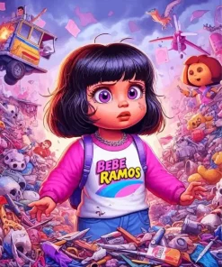 Messy Dora Diamond Painting