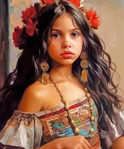 Mexican Girl Diamond Painting