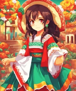 Mexican Little Girl Diamond Painting