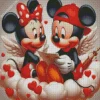 Mickey And Minnie Love Diamond Painting