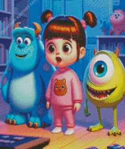 Monster University Boo Diamond Painting