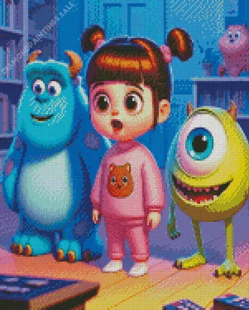Monster University Boo Diamond Painting