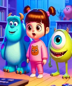 Monster University Boo Diamond Painting