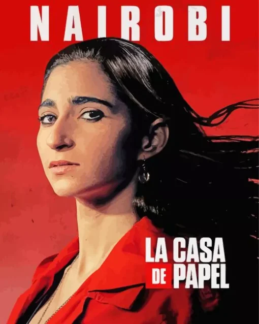 Nairobi La Casa De Papel Diamond Painting