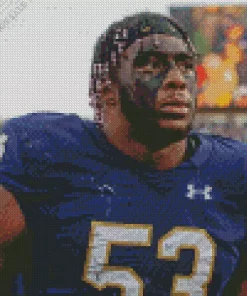 Notre Dame Football Player Diamond Painting