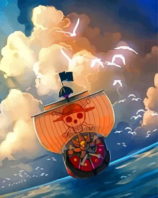 One Piece Ship Diamond Painting