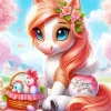 Pink Horse Diamond Painting