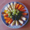 Plate Of Fruits Diamond Painting
