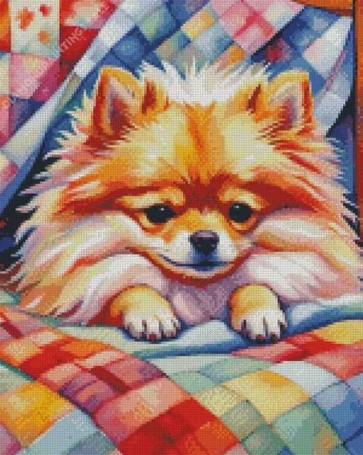 Pomeranian Diamond Painting