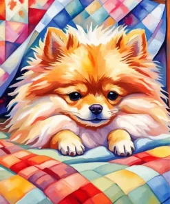 Pomeranian Diamond Painting