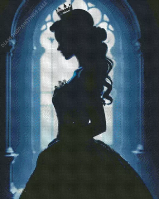 Princess Silhouette Diamond Painting