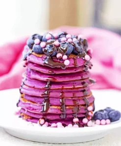 Purple Pancakes Diamond Painting