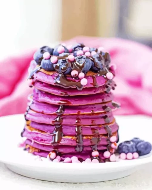 Purple Pancakes Diamond Painting