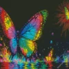 Rainbow Butterfly Diamond Painting