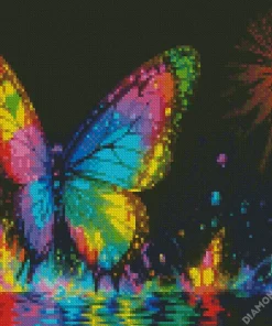 Rainbow Butterfly Diamond Painting