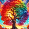 Rainbow Tree Diamond Painting