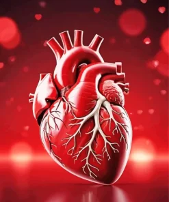 Realistic Heart Diamond Painting