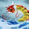 Red Gyarados Diamond Painting