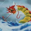 Red Gyarados Diamond Painting