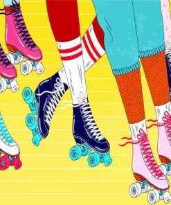 Roller Skates Diamond Painting