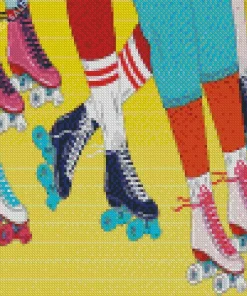 Roller Skates Diamond Painting