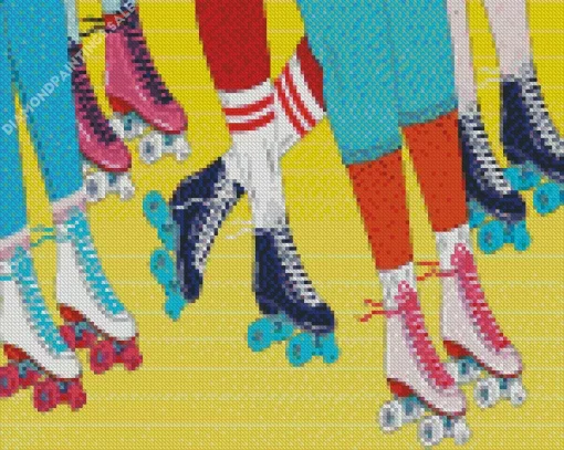 Roller Skates Diamond Painting