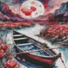 Row Boat Art Diamond Painting