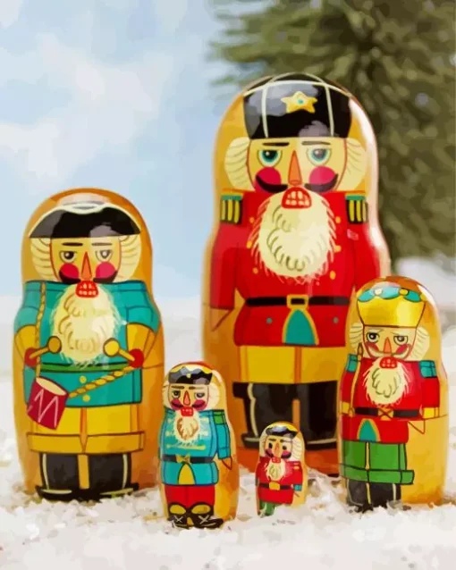 Russian Dolls Diamond Painting