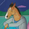 Sad Bojack Diamond Painting